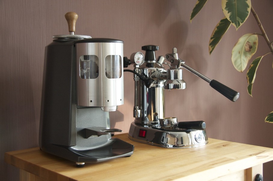 Restored Mazzer and La Pavoni Professional