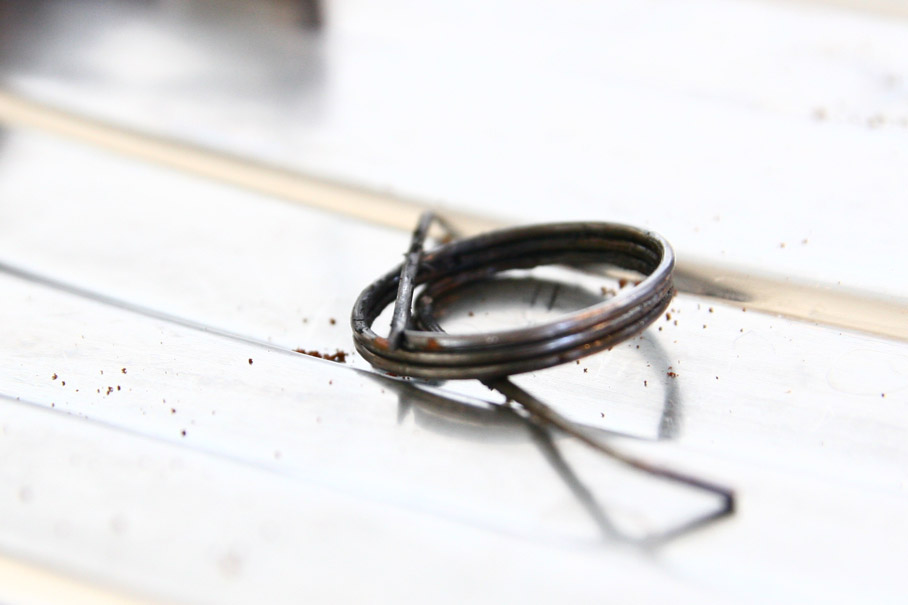 Fixing a broken Mazzer doser return spring – Whole Latte Coffee