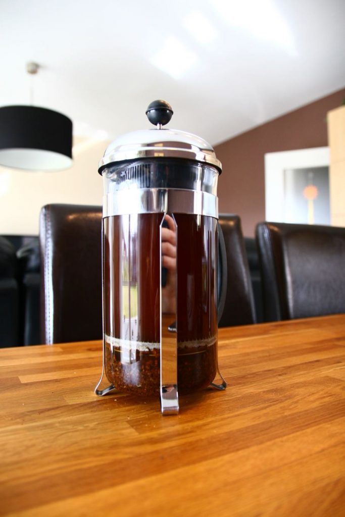 Press the plunger down gently